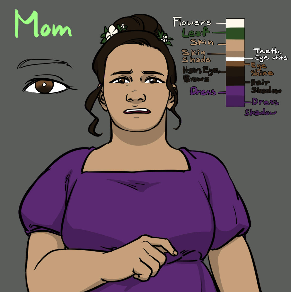 Alika's Mom Color Sheet (Kamau, 2021)