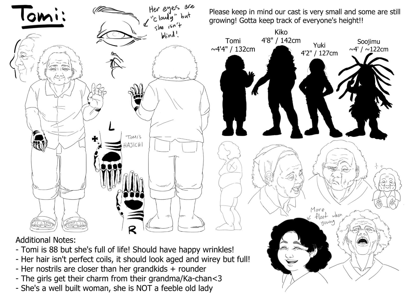 Tomi / Ka-chan Ref Sheet (TLS, 2020)